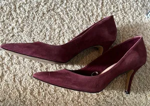 Gap suede classic pump in Bordeaux size 9. 5. thumbnail 1