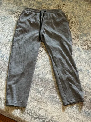 Women’s A New Day Gray Houndstooth Jogger Pants - Casual Drawstring Waist Size S thumbnail 1