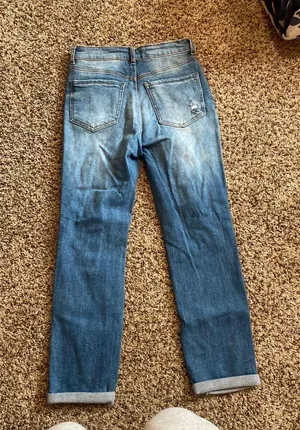 Wax Jean Distressed Ripped Jeans thumbnail 1