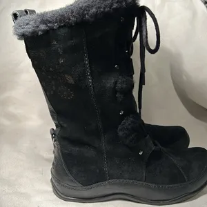 The North Face 620179 Abby III Insulated Winter Boot Leather Women's Size 8. thumbnail 3