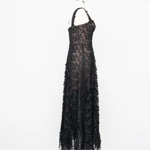 Dress The‎ Population - Anabel Gown Black Nude Medium thumbnail 5