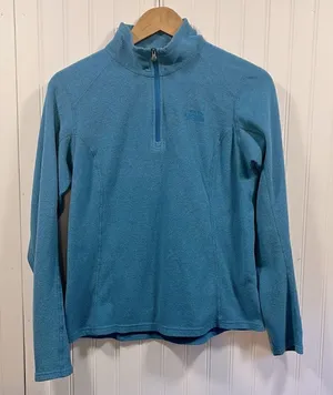 The North Face light weight fleece quarter zip jacket thumbnail 1