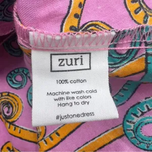 Zuri Fiddlesticks tunic dress‎ African wax print kitenge sz XXS thumbnail 7