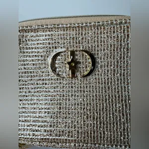 Christian Dior HOLIDAY 2025 GOLD Pouch/Clutch Limited Edition, Boxed and chain thumbnail 8