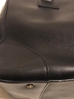 Tory Burch Robinson Black Double Zip Tote Handbag thumbnail 6