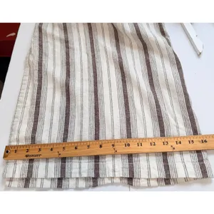 Anthropologie Chiara Corseted Wide Leg Pants Brown Motif Size 0 Linen Cotton thumbnail 15