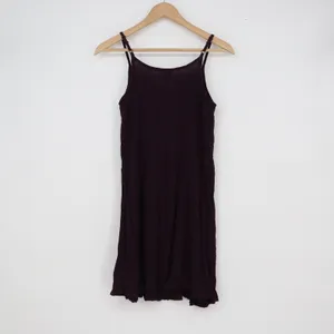 Mossimo Supply Co Womens Plum Purple Embroidered Boho Tassel Sundress Size M thumbnail 5