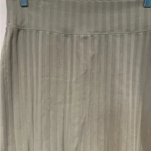 Grey ribbed‎ aerie offline scallop hem skirt thumbnail 2