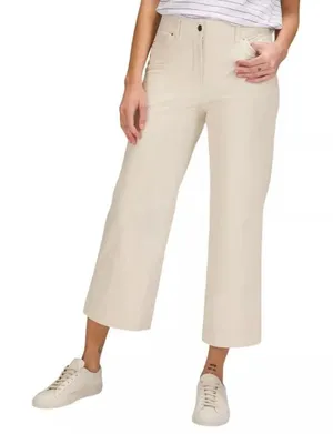 Lululemon City Sleek 5 Pocket Wide Leg HR 7/8 Pant‎ Sz 32 White Opal Plus Size thumbnail 1