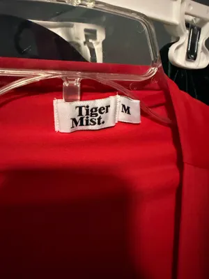 Red Bodycon Tiger Mist Dress thumbnail 4