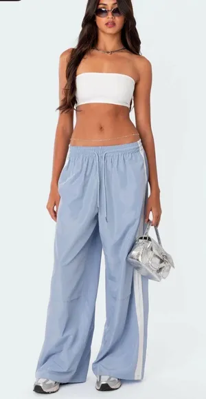 Blue Track Pants thumbnail 1