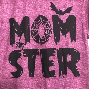 Momster‎ Halloween shirt sleeve tee shirt women’s size small. NWOT. thumbnail 2