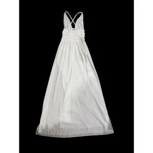 Oh Polly Pryana White Plunge‎ Cross Back Maxi Dress NWT Size US 2 thumbnail 10
