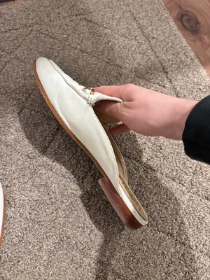 White Sam Edelman Mules thumbnail 5
