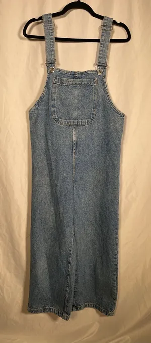 Zara Womens Denim Overalls Small 2553/062/400/S thumbnail 1