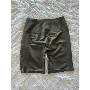Alphalete Amplify Ultra High Rise Biker Short 6.5” Oak Size Small thumbnail 6