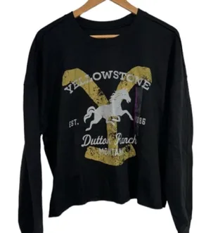 sweatshirt raw hem xl soft cotton polyester blend NEW thumbnail 1