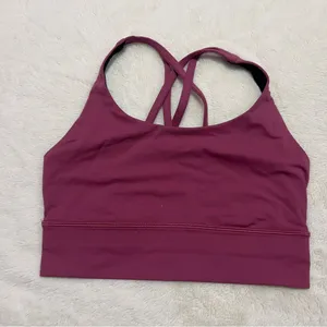 Pink lululemon sports bra thumbnail 1