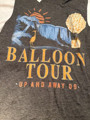 Disney Pixar UP ballon tour tank top thumbnail 4