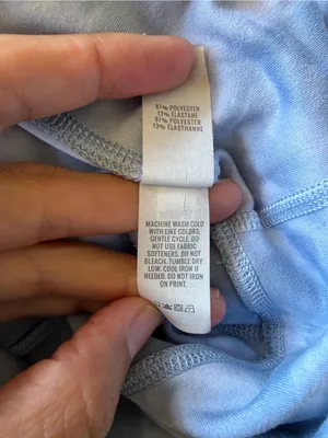 aerie Tie-Dye High-Rise Athletic Shorts - Blue/white large thumbnail 6
