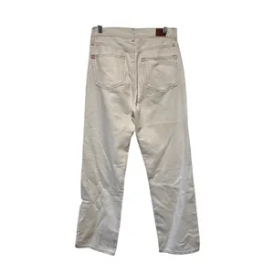 BDG Women's Cowboy Jeans Ivory High Rise Straight Leg Cotton Size 28 thumbnail 7