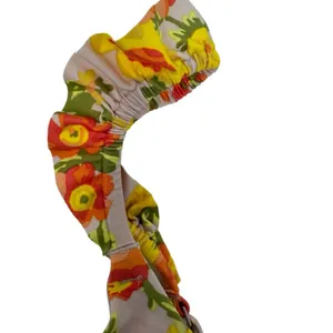 Aerie Floral‎ Printed Ruffle Scoop Bikini Top Boho Retro Size XS NWOT thumbnail 6