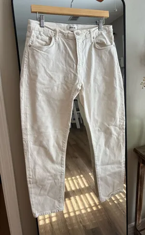 AGOLDE white skinny jeans  thumbnail 1