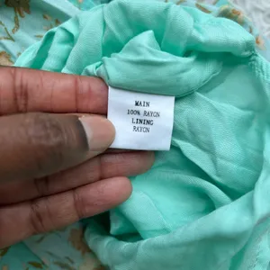 Hello Molly Teal Floral Side Slit Midi Dress US Size 6 thumbnail 13