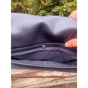 Relic Navy Grained Shoulder Bag NWT thumbnail 4