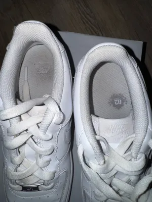 All White Nike Air Force 1 thumbnail 7