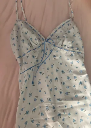 Princess Polly Floral White Dress thumbnail 1