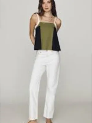 NWT Maeve - Anthropologie- Colorblock Swing Tank - women’s small! thumbnail 3