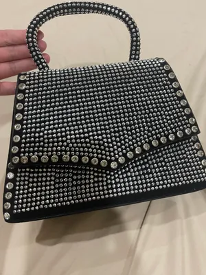 22cm Hobo Clutch Evening Cross Body Bling Luxury Glitter Diamond Black Sparkle Bag Handbag Clutch Purse New Chain thumbnail 4