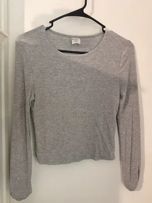 Grey long sleeve Gray Size M thumbnail 1