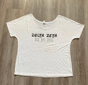 Bella Canvas Delta Zeta T-shirt thumbnail 2