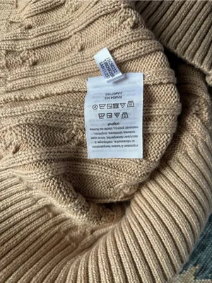 NEW Tommy Hilfiger Beige Cable Knit V-Neck Sweater Tank Size Small thumbnail 10