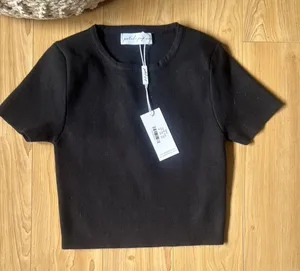 Black Short Sleeve Top thumbnail 1
