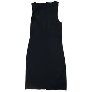 Aritzia Babaton black mini dress white stitching women’s size 2 thumbnail 2