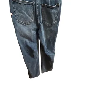 Judy Blue Women's Denim Jumpsuit Size S Casual Short Sleeve‎ Blue thumbnail 4