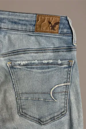 👖 American Eagle Outfitters Light Wash Super Stretch Jeggings thumbnail 5