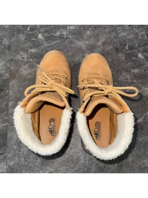 Cliffs by WHITE MOUNTAIN Faux Fur Trim Lace Up Boots Size 8M NWOT thumbnail 3