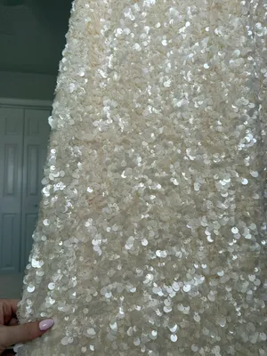 Coco and Lola Sequin Dress White Size 6 thumbnail 9