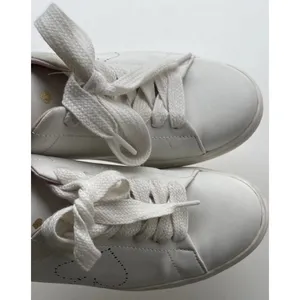 KATE SPADE Angelise White Gold Leather Lace Up Low Top Sneakers Size 8B thumbnail 3