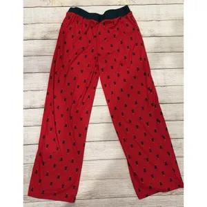 NWT Roudelain red long-sleeve Christmas Theme pajama set - Pants And Top Medium thumbnail 7