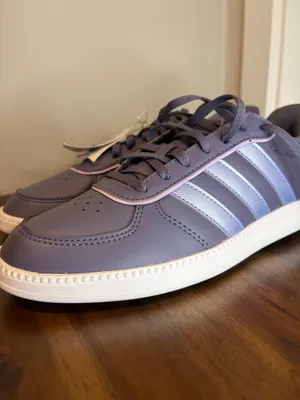NWT Adidas Breaknet Sleek J Purple Lavender Sneakers. Size 7 thumbnail 5