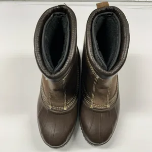 Sorel Brown Leather Rubber Steel Shank Insulated Winter Snow Boots Women Size 9 thumbnail 2