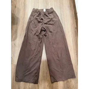 Maeve Anthropologie Brown Wide Leg Pull On Trousers Pants Small High Rise Pocket thumbnail 2