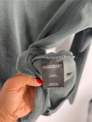 Green Snap-Placket‎ Fleece Pullover thumbnail 6