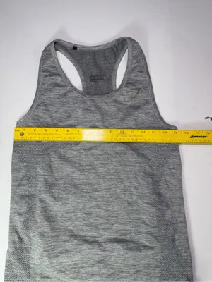 Gray Gymshark Racerback Tank Top Women’s Small Approx 15.5x23 thumbnail 3