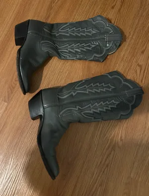 Sanders Cowgirl Gray Boots thumbnail 1